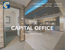Tablet Screenshot of capital-office.com